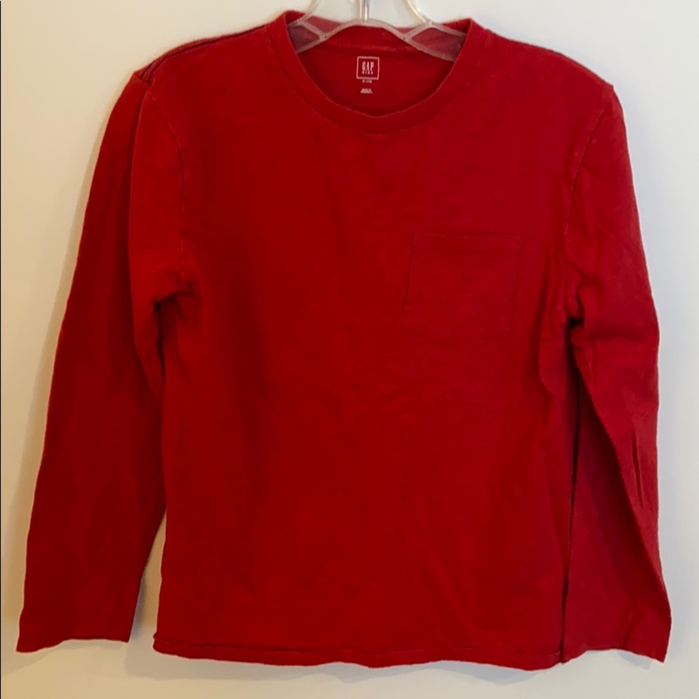 Gap kids red long sleeve shirt size XL